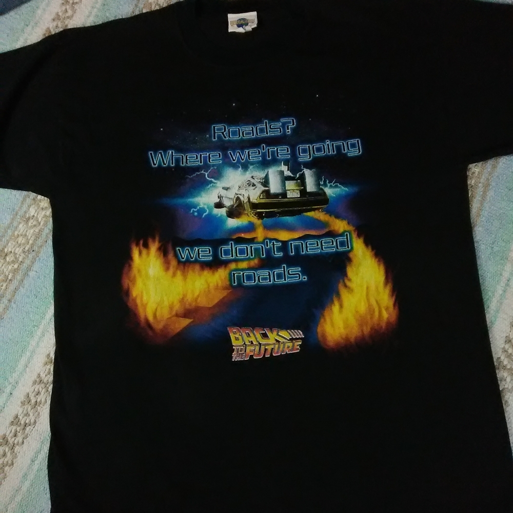 BACK TO THE FUTURE MENS GRAPHIC TEE SHIRT VINTAGE